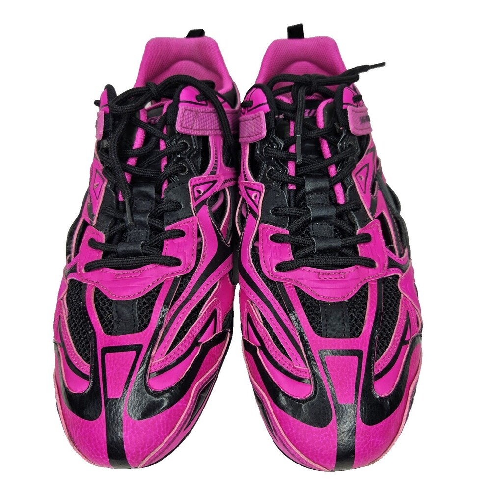 Balenciaga Drive Sneaker Black Neon Pink, Womens Size 12/ Mens Size 9